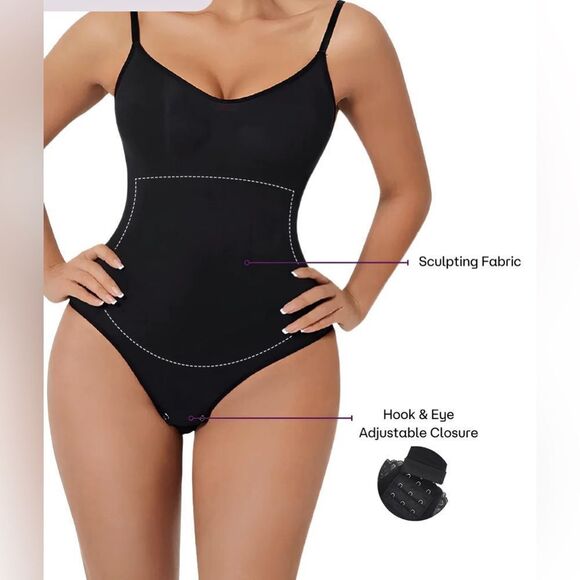 NWT Hey Shape Snatch Black Shapewear with Scoop Neck - Picture 10 of 15